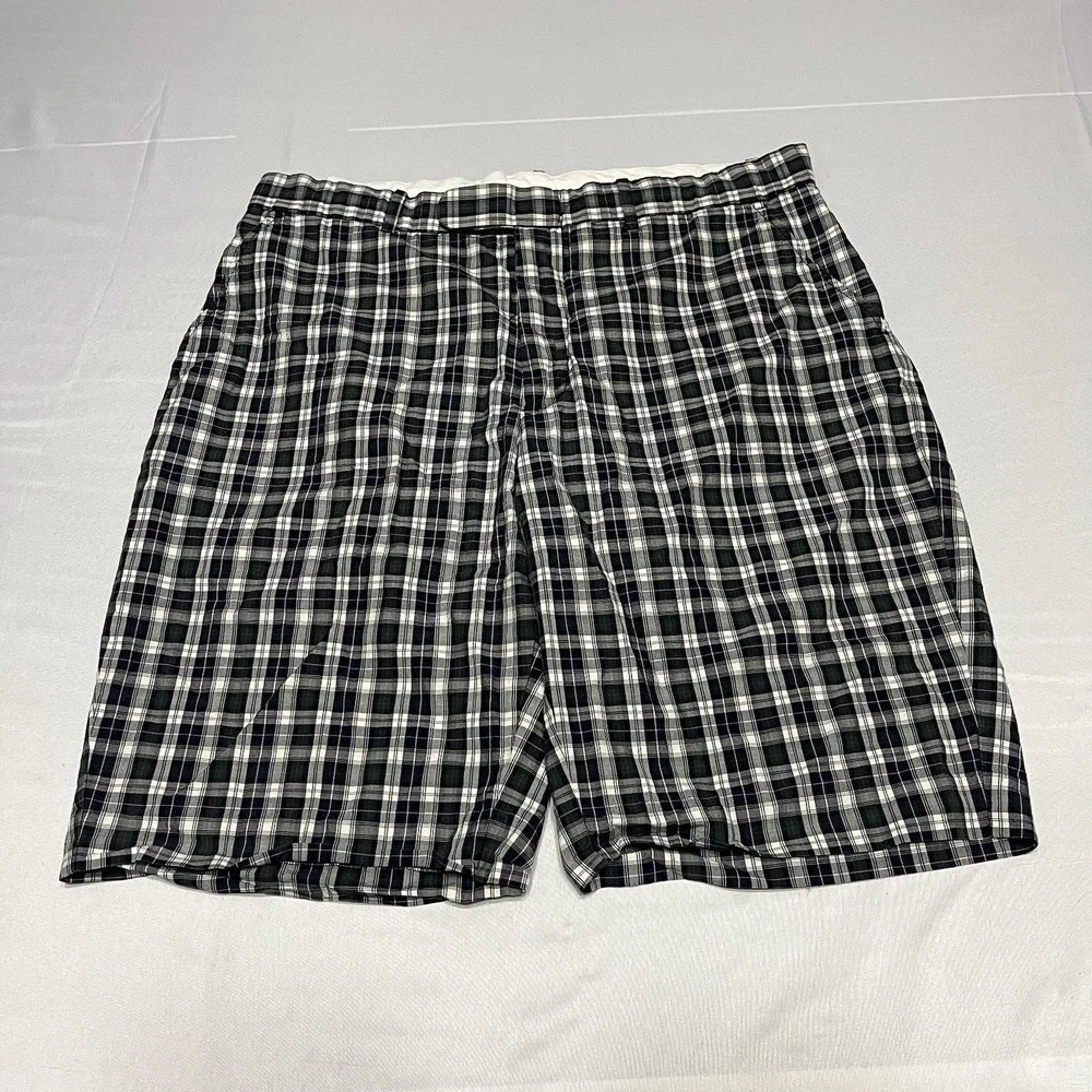 Vintage Polo Ralph Lauren Plaid Chino Shorts Men's 36 Preppy Adjustable Waist